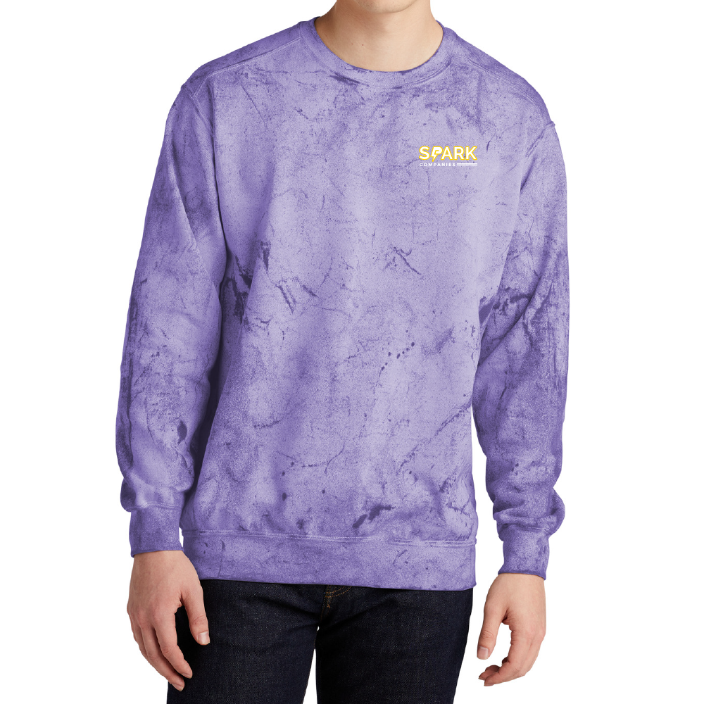 Spark Companies Comfort Colors® Color Blast Crewneck Sweatshirt