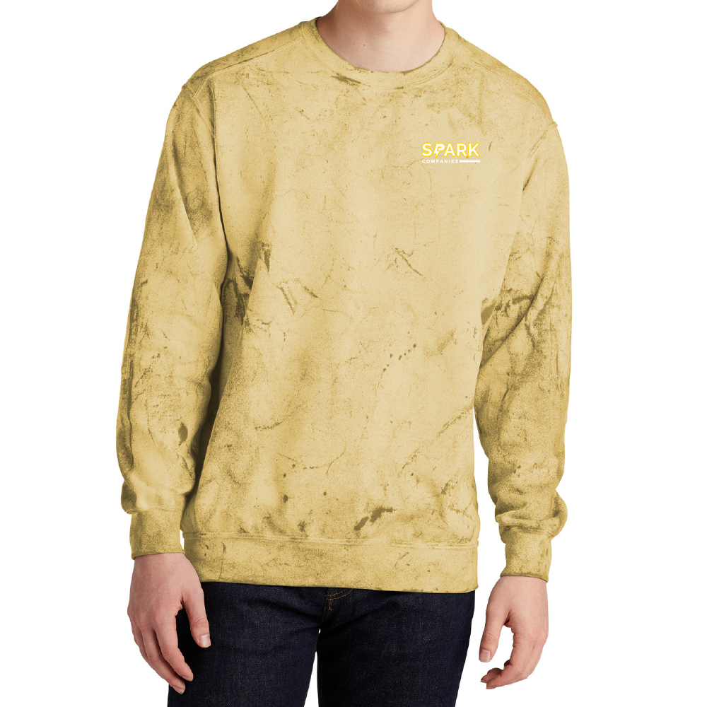 Spark Companies Comfort Colors® Color Blast Crewneck Sweatshirt