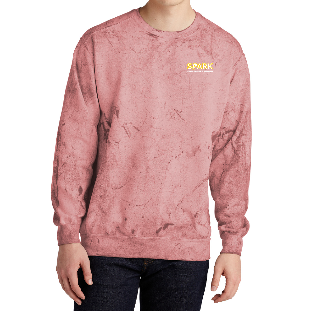 Spark Companies Comfort Colors® Color Blast Crewneck Sweatshirt