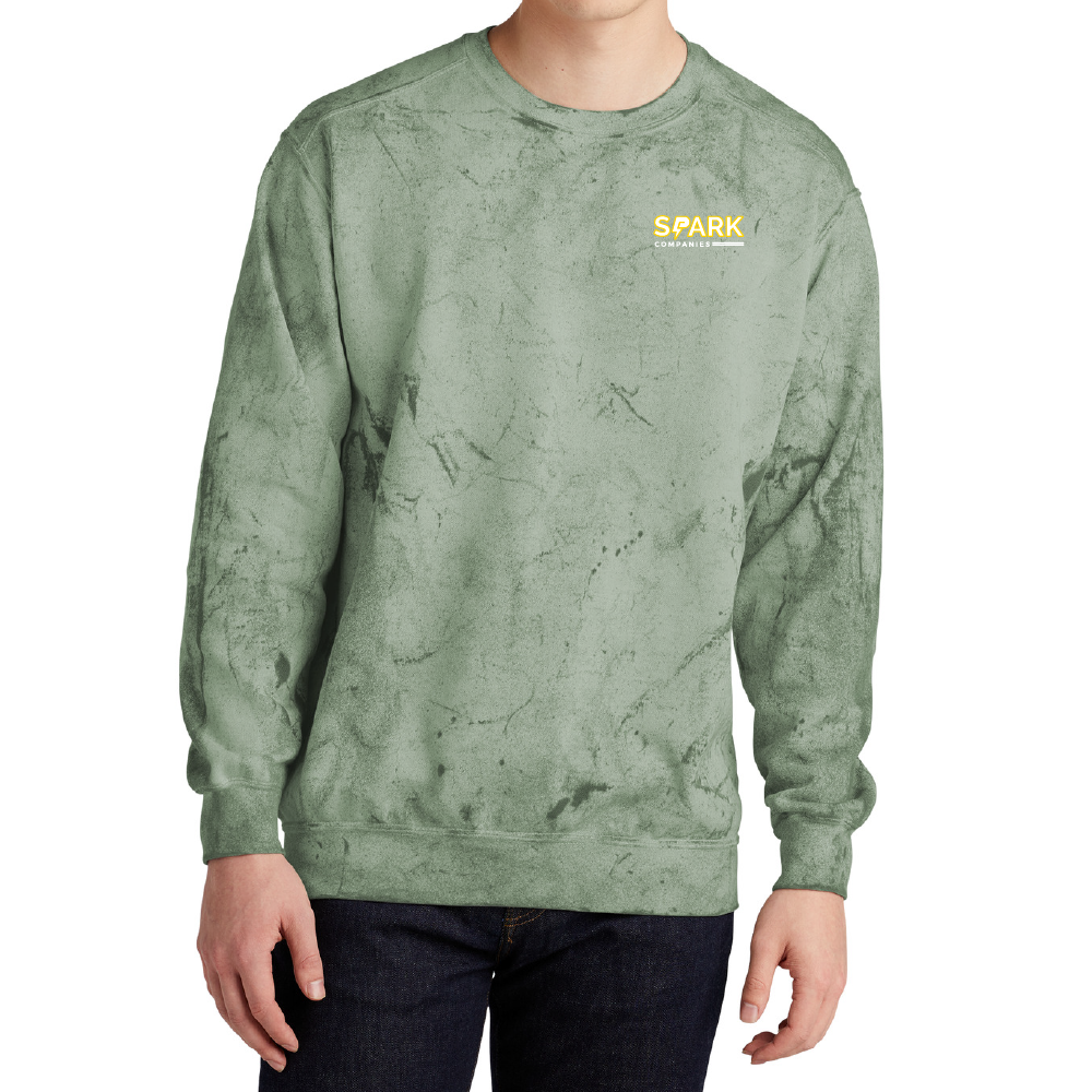 Spark Companies Comfort Colors® Color Blast Crewneck Sweatshirt