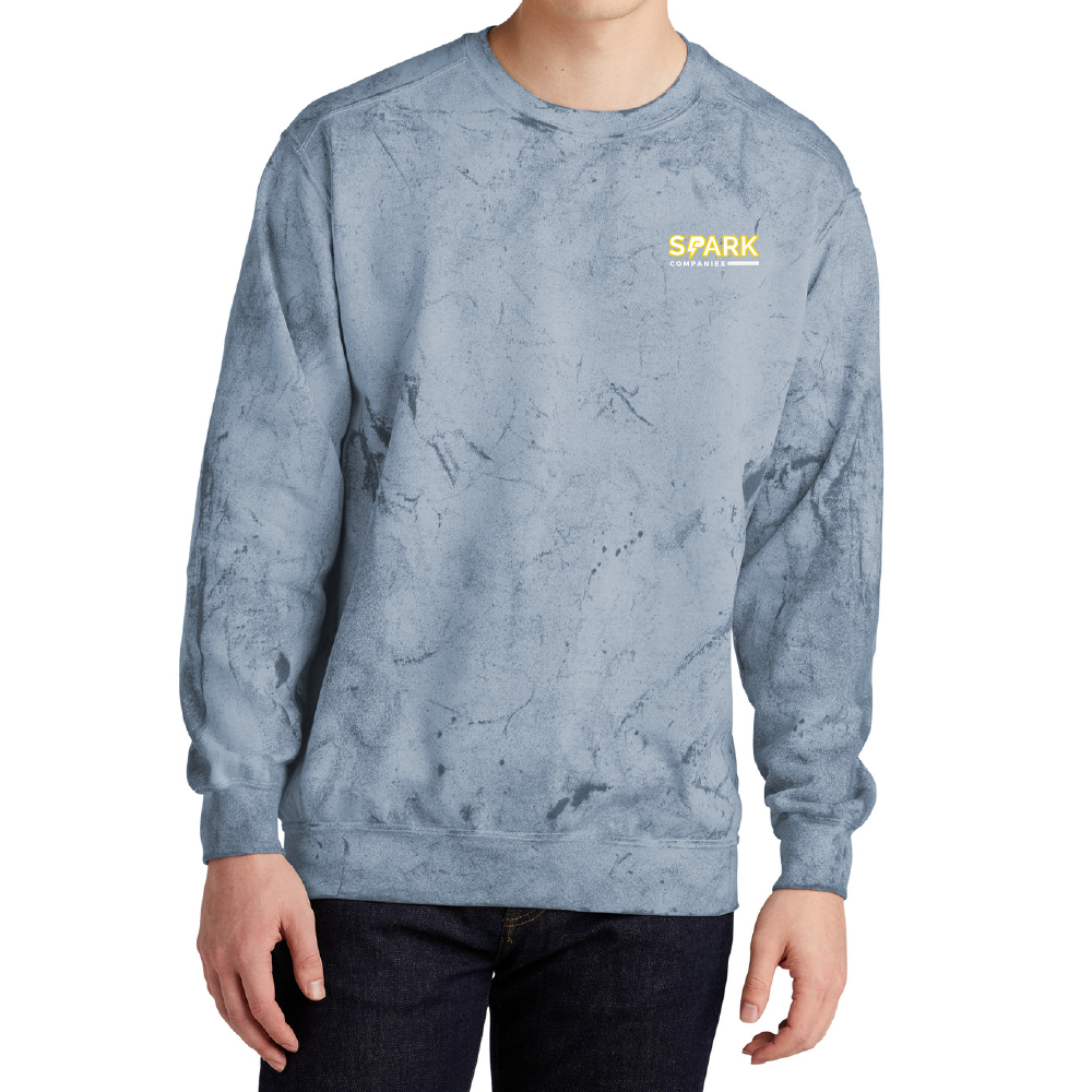 Spark Companies Comfort Colors® Color Blast Crewneck Sweatshirt