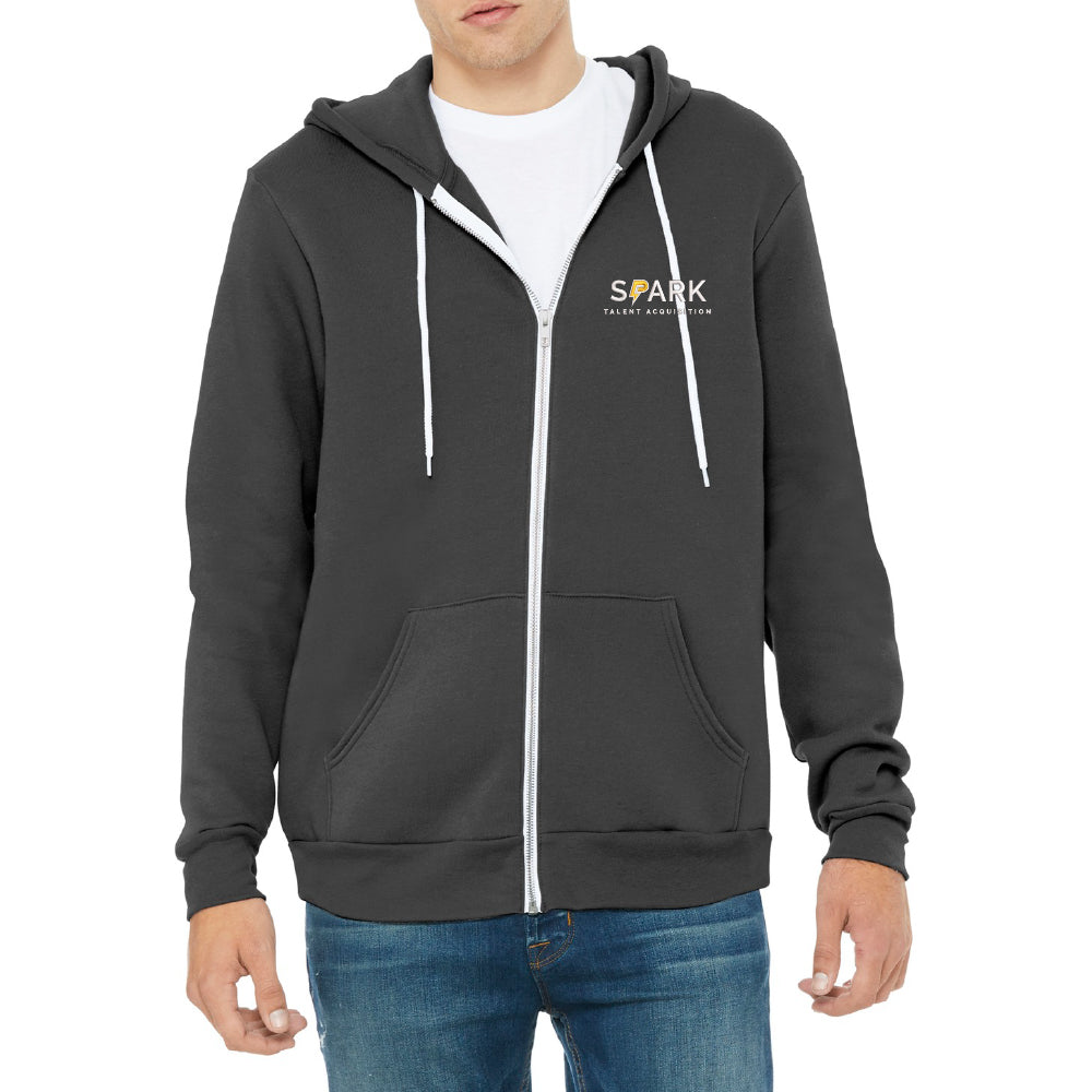 Spark Talent Acquisition Full-Zip Airlume Cotton/Poly Fleece