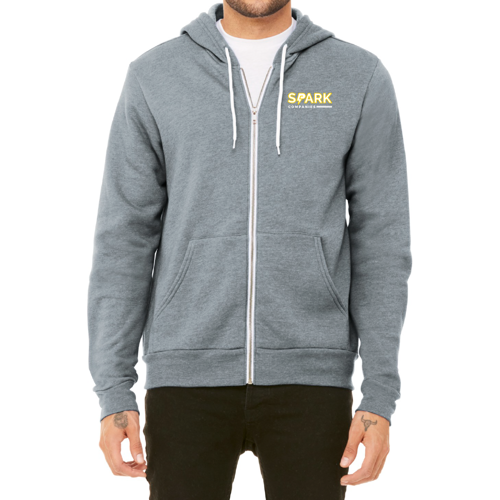 Spark Companies Full-Zip Airlume Cotton/Poly Fleece