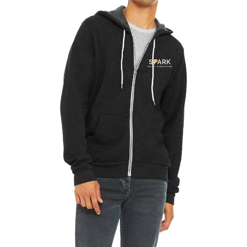 Spark Talent Acquisition Full-Zip Airlume Cotton/Poly Fleece