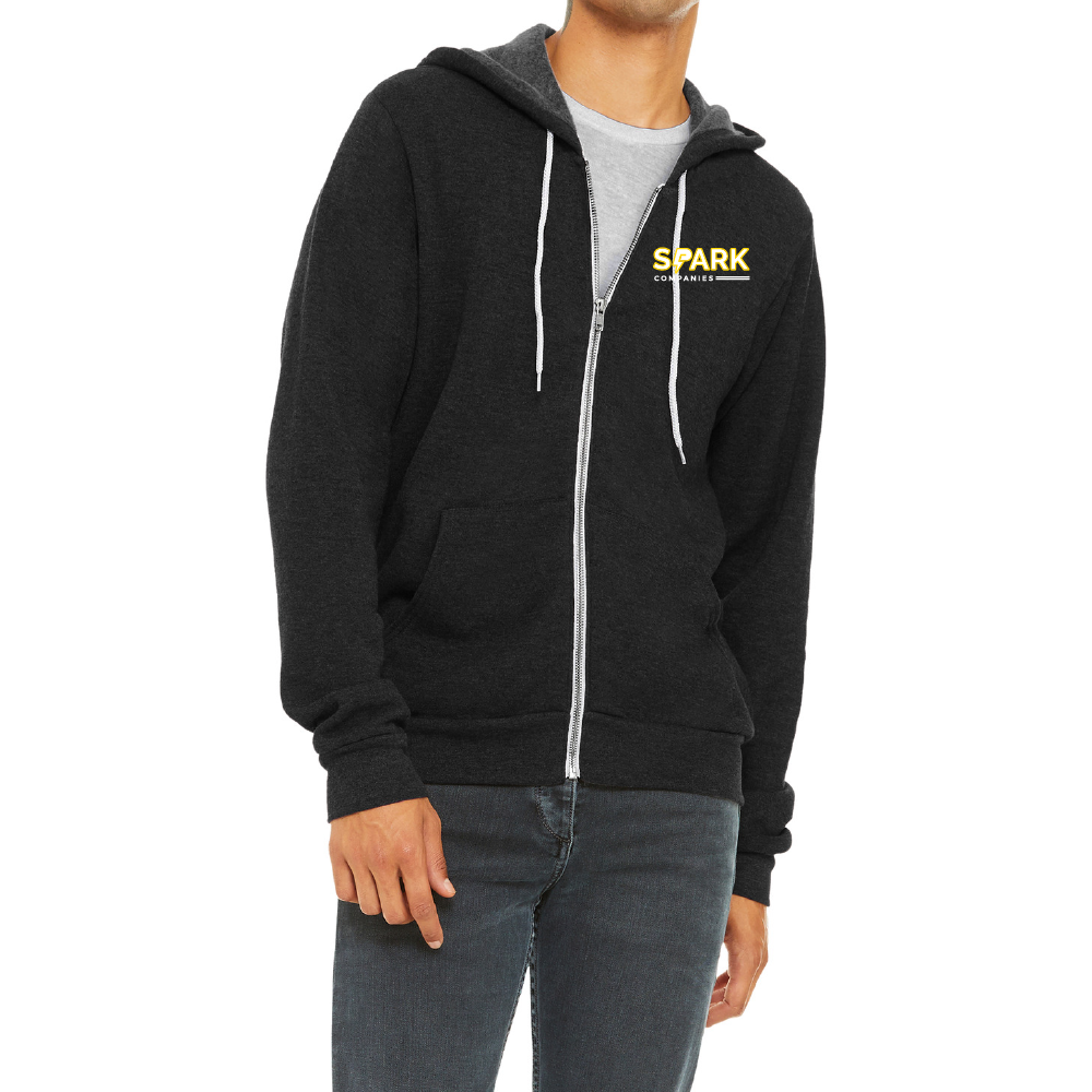 Spark Companies Full-Zip Airlume Cotton/Poly Fleece