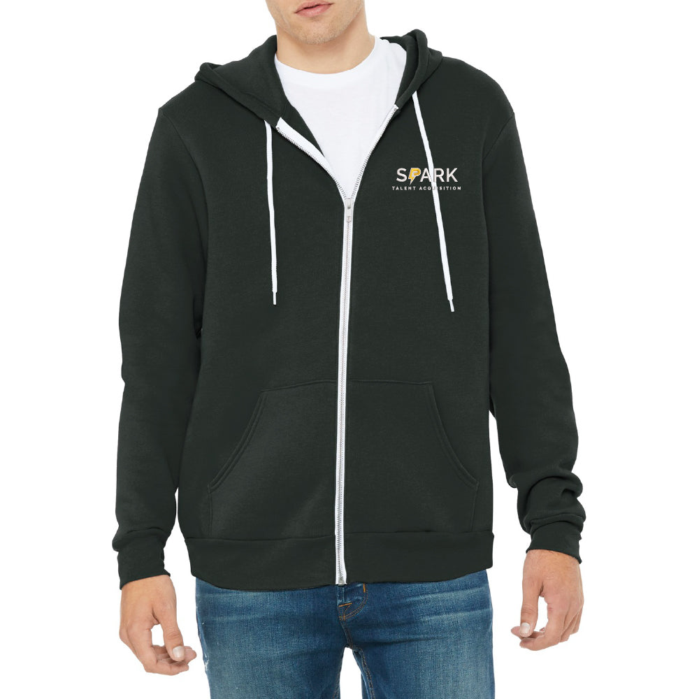 Spark Talent Acquisition Full-Zip Airlume Cotton/Poly Fleece