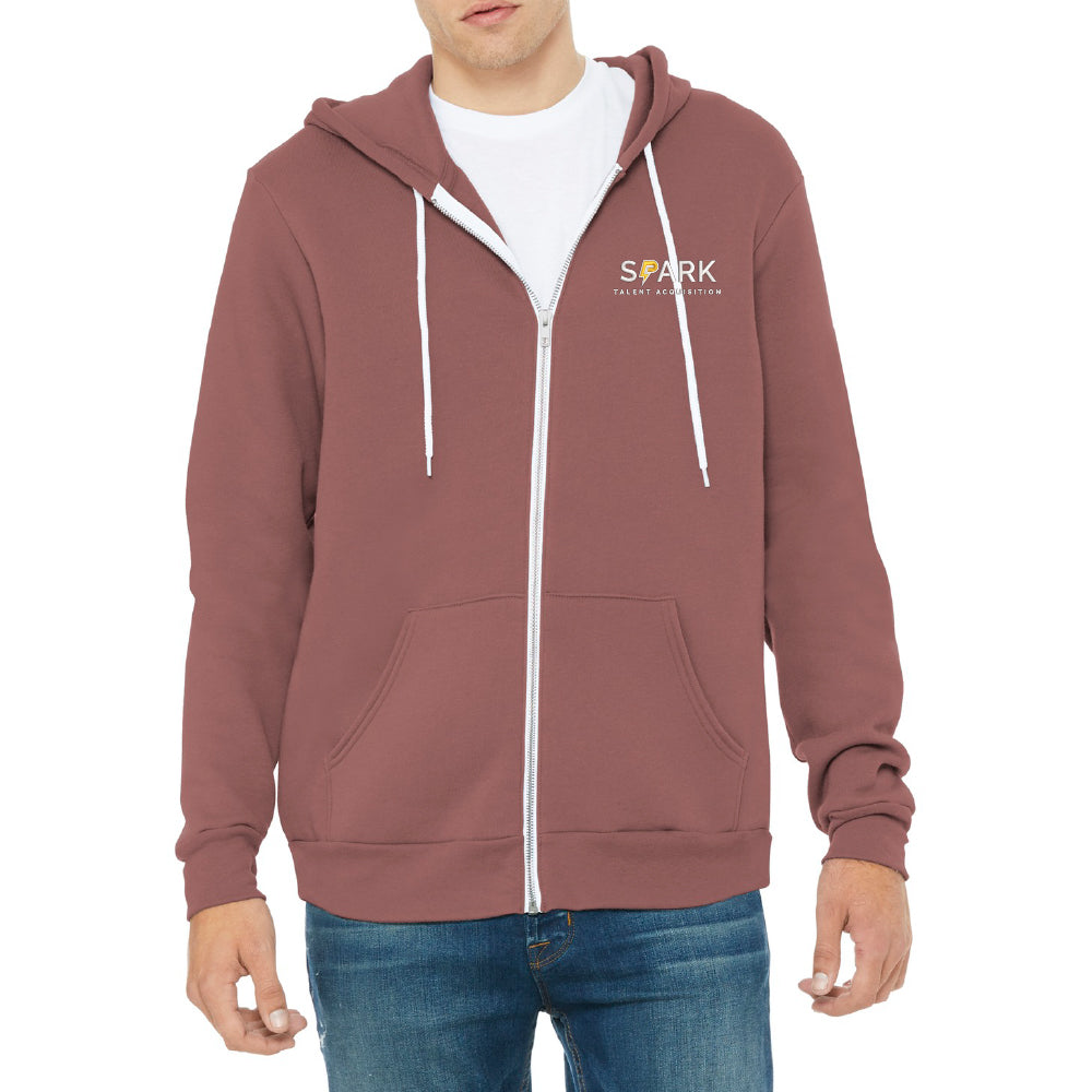 Spark Talent Acquisition Full-Zip Airlume Cotton/Poly Fleece