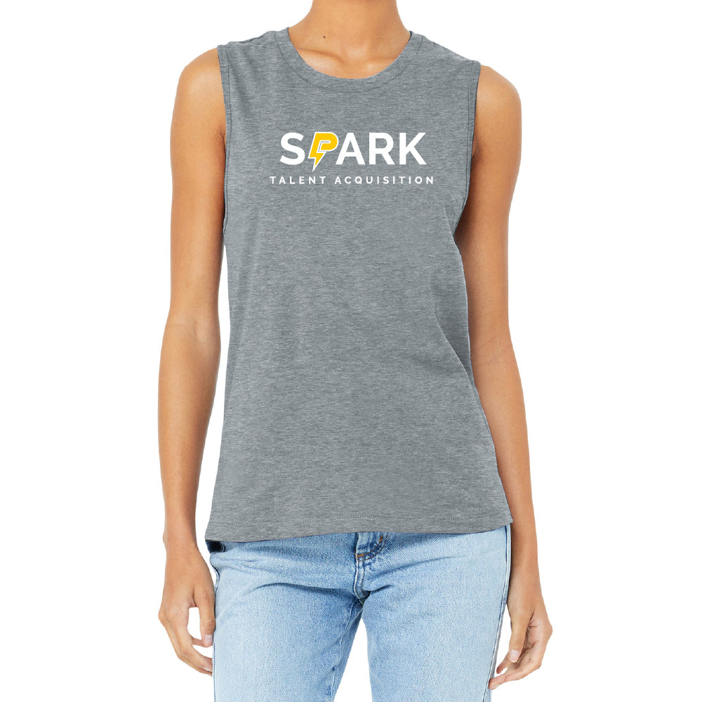 Spark Talent Acquisition Ladies Jersey Muscle Tank