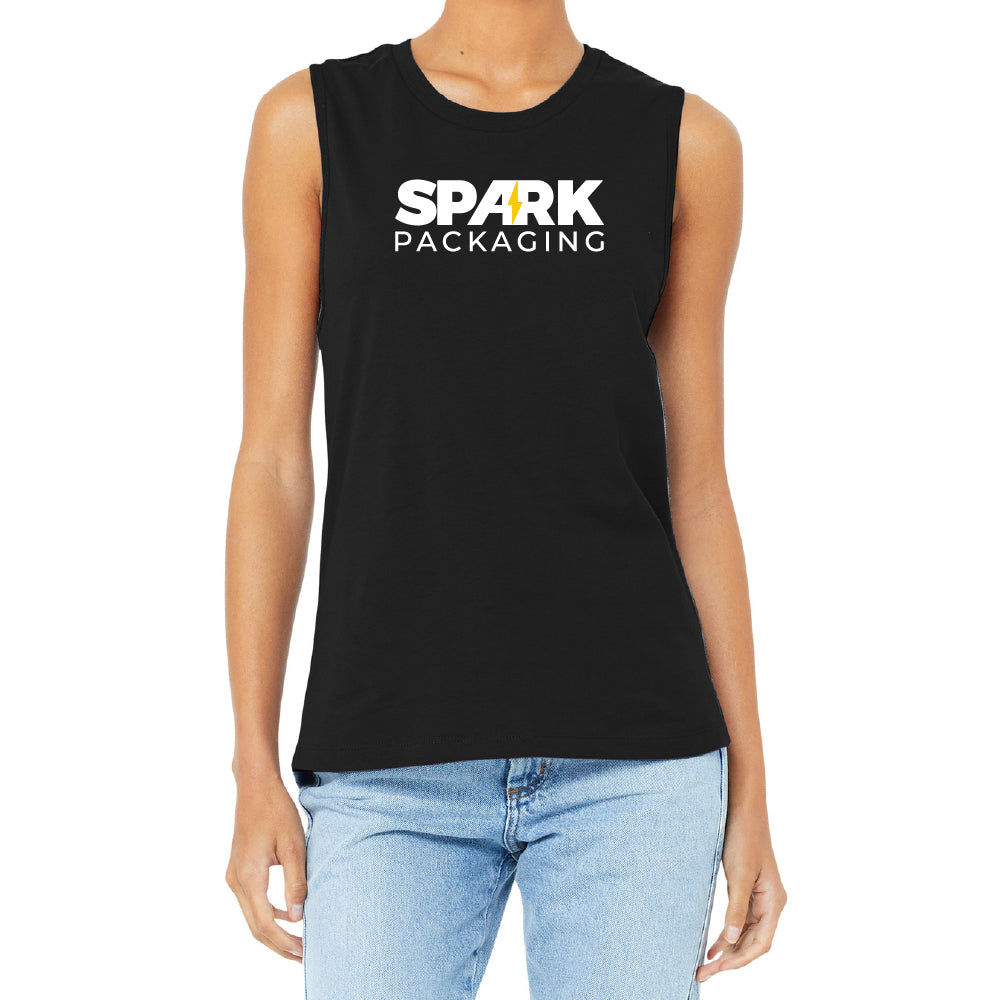 Spark Packaging Ladies Jersey Muscle Tank