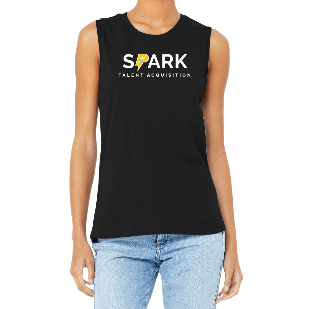 Spark Talent Acquisition Ladies Jersey Muscle Tank