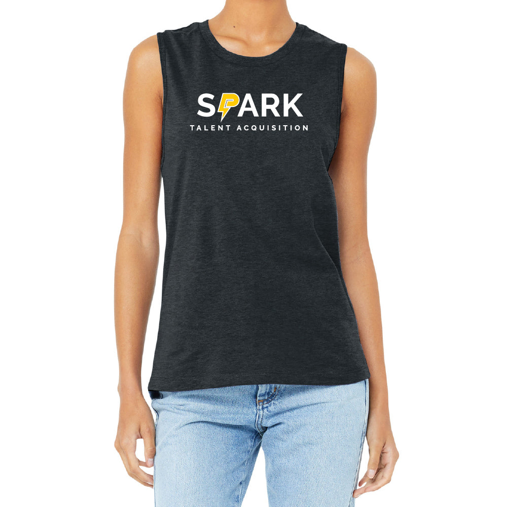 Spark Talent Acquisition Ladies Jersey Muscle Tank
