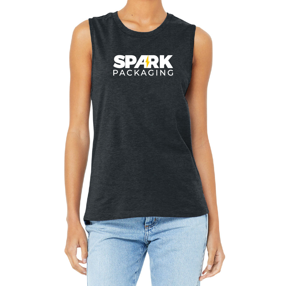 Spark Packaging Ladies Jersey Muscle Tank