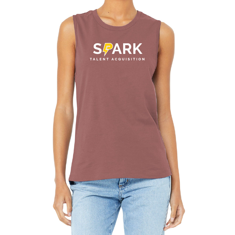 Spark Talent Acquisition Ladies Jersey Muscle Tank