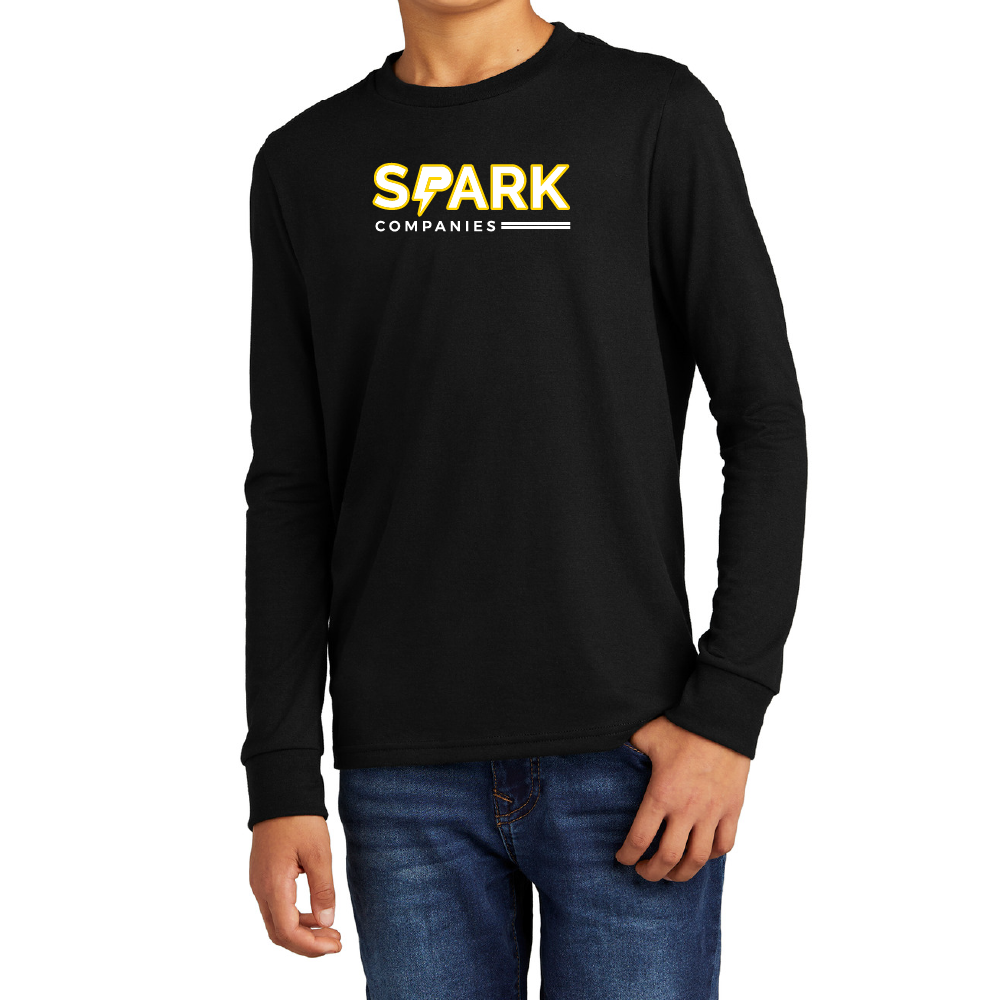 Spark Companies District® Youth Perfect Tri® Long Sleeve Tee
