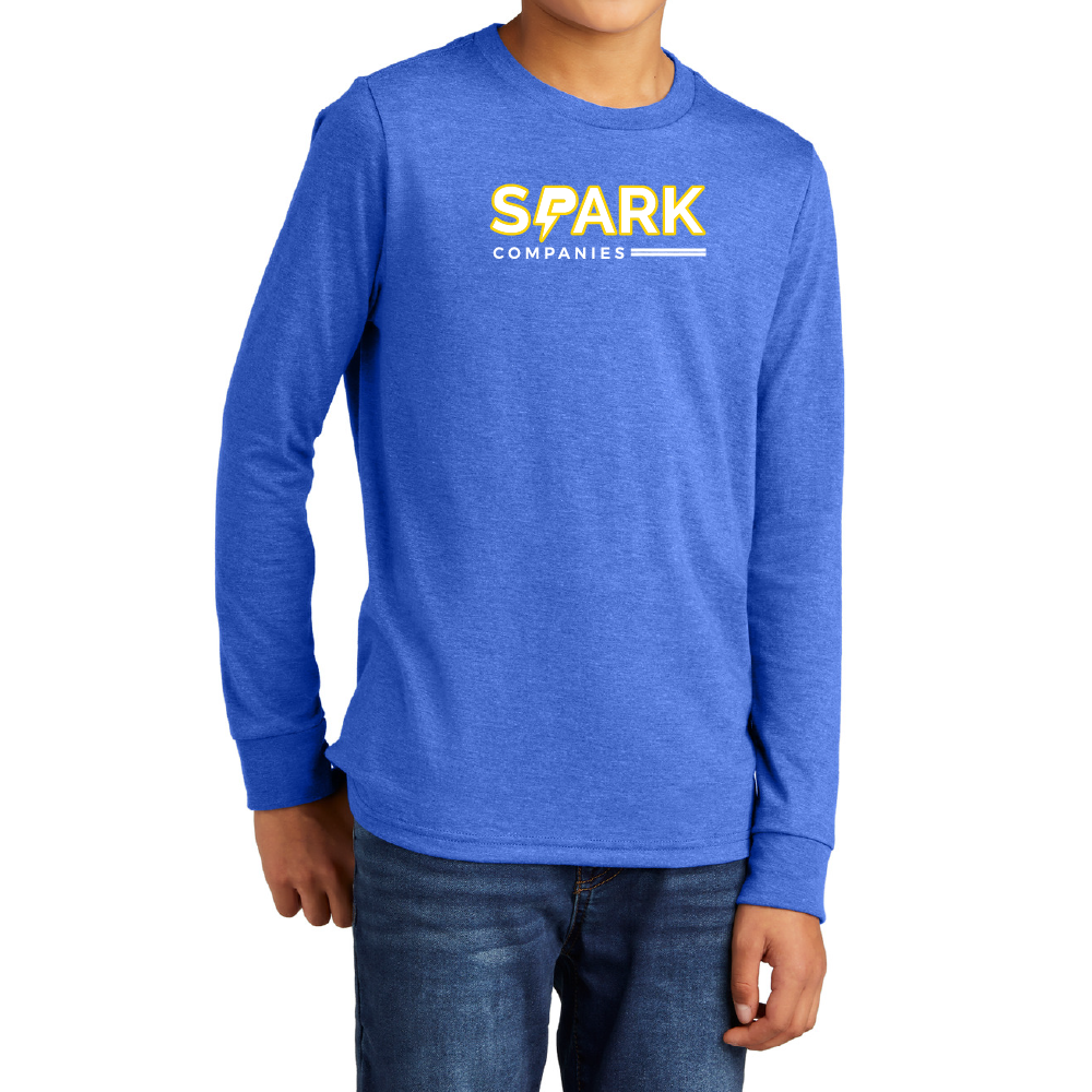 Spark Companies District® Youth Perfect Tri® Long Sleeve Tee
