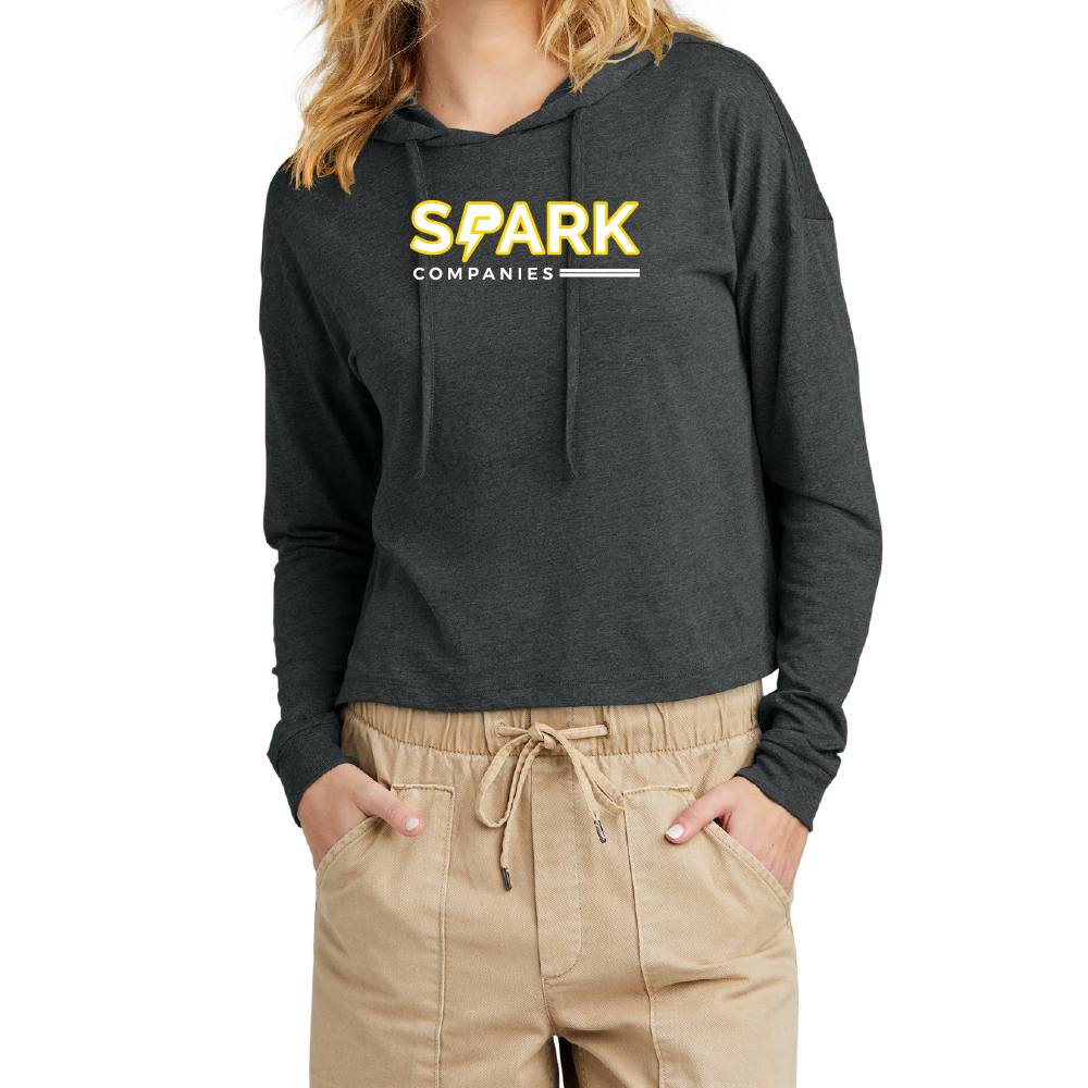 Spark Companies District® Women’s Perfect Tri® Midi Long Sleeve Hoodie