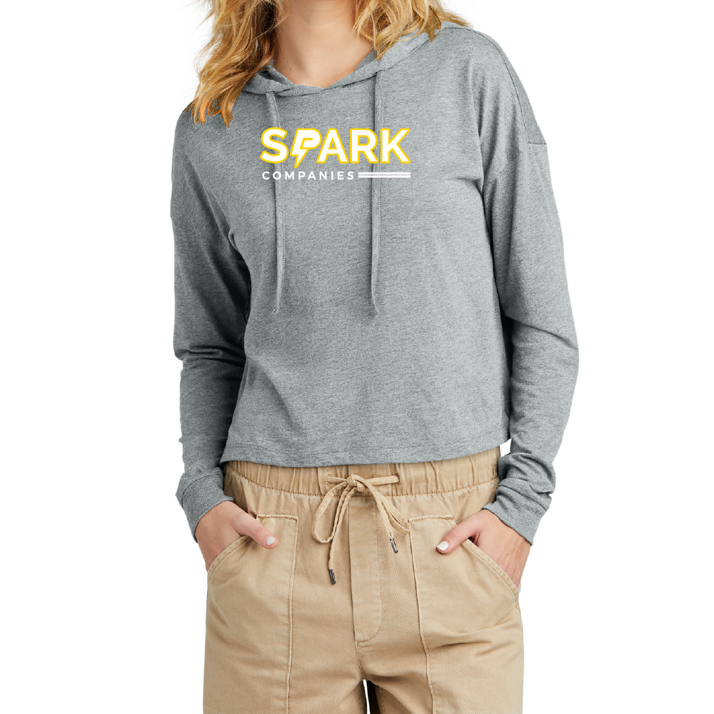 Spark Companies District® Women’s Perfect Tri® Midi Long Sleeve Hoodie