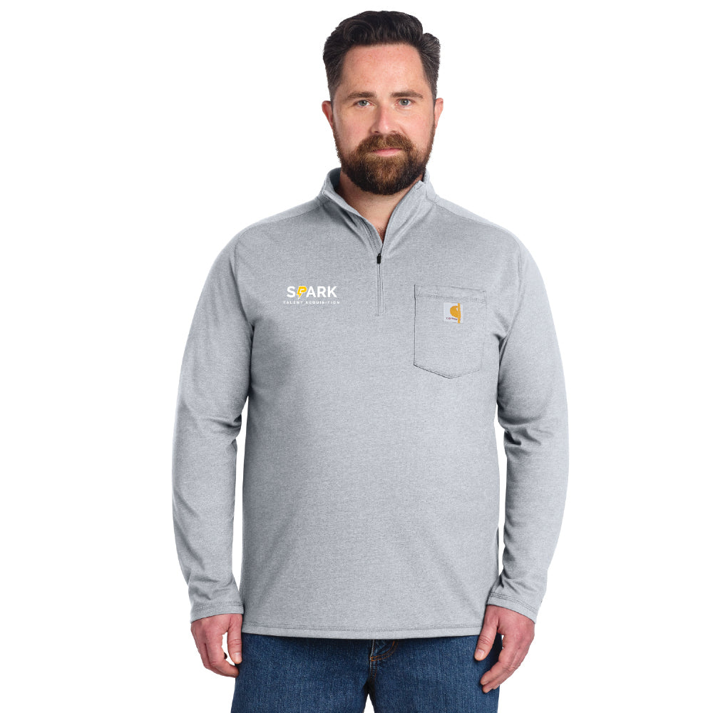 Spark Talent Acquisition Carhartt Force® 1/4-Zip Long Sleeve T-Shirt