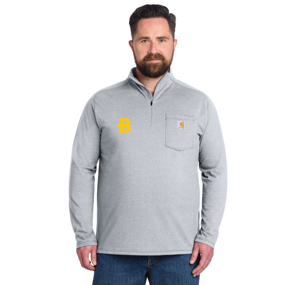 Bolt Creative Strategies Carhartt Force® 1/4-Zip Long Sleeve T-Shirt
