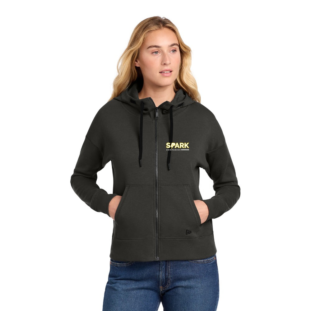 Spark Companies New Era Women's STS Full-Zip Hoodie - Graphite