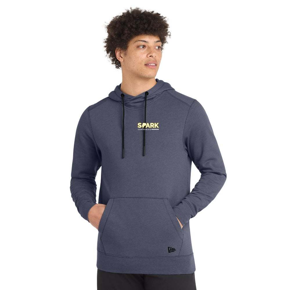 Spark Companies New Era Tri-Blend Fleece Pullover Hoodie - True Navy Heather