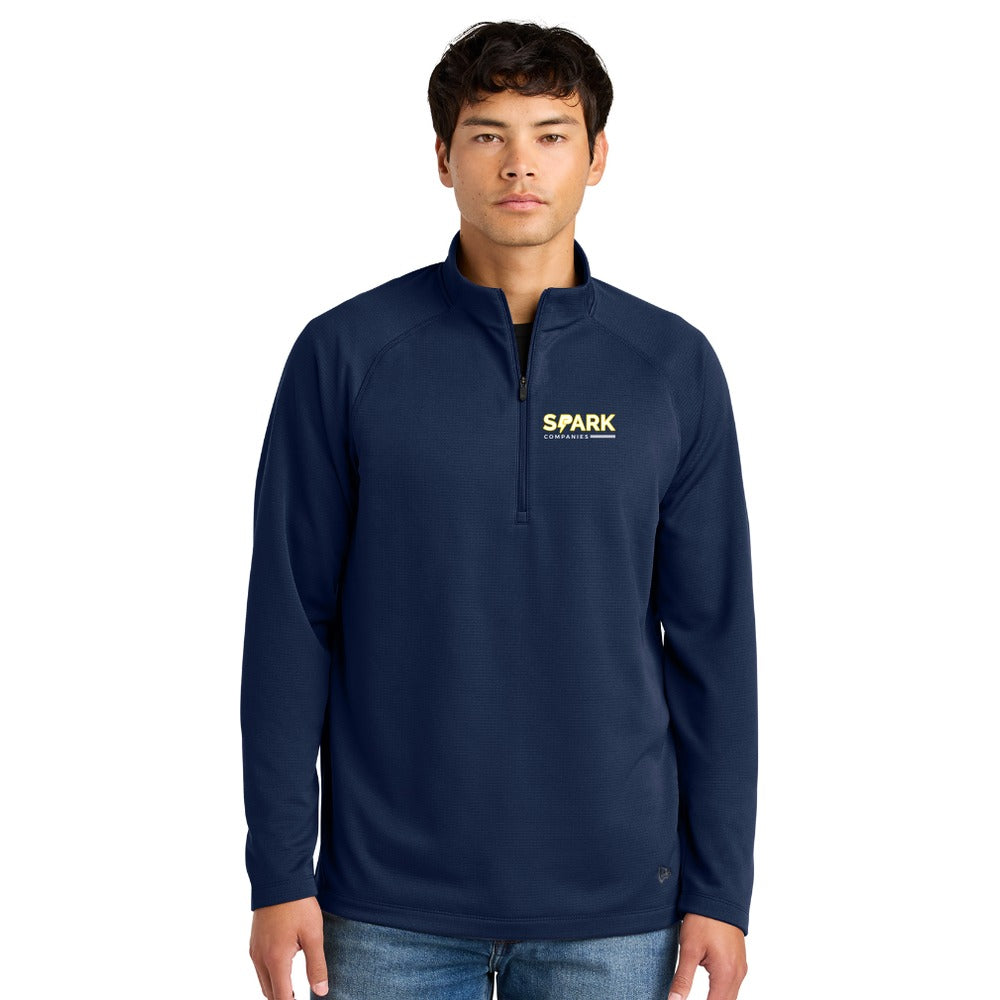 Spark Companies New Era Stand Out 1/4-Zip - True Navy