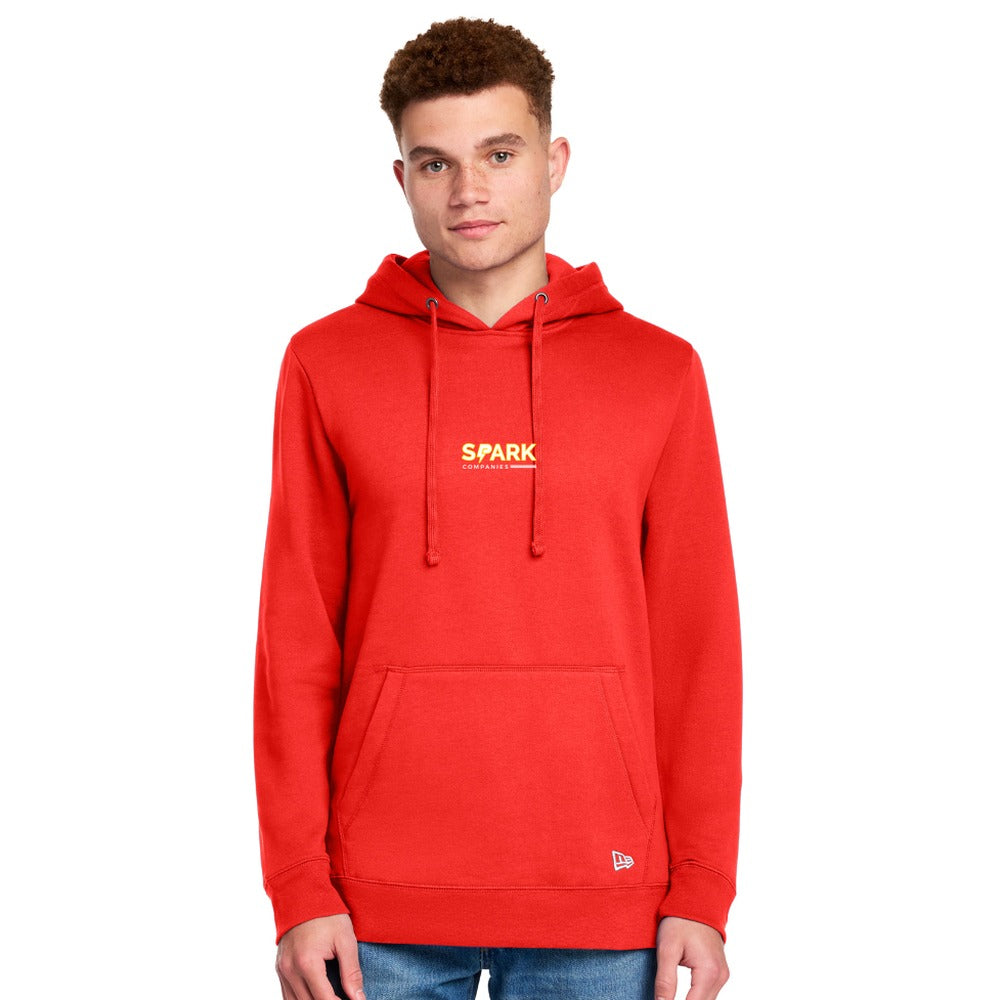 Spark Companies New Era Comeback Fleece Pullover Hoodie - Deep Orange