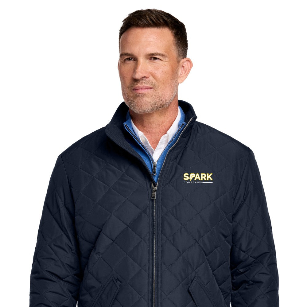 Spark Companies Brooks Brothers Quilted Jacket - Night Navy