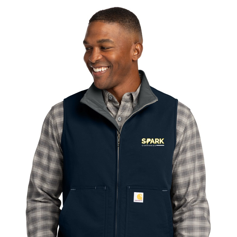 Spark Companies Carhartt Super Dux Soft Shell Vest - Navy