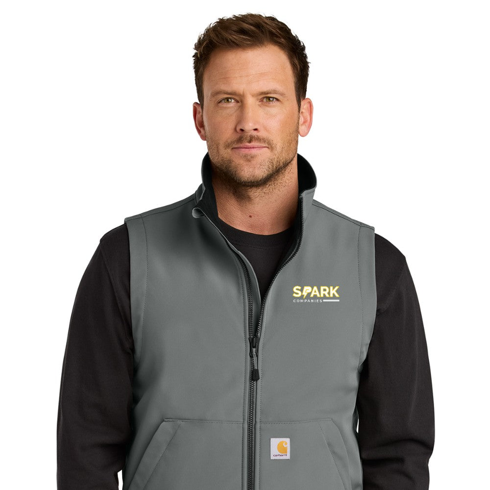 Spark Companies Carhartt Rain Defender Soft Shell Vest - Steel