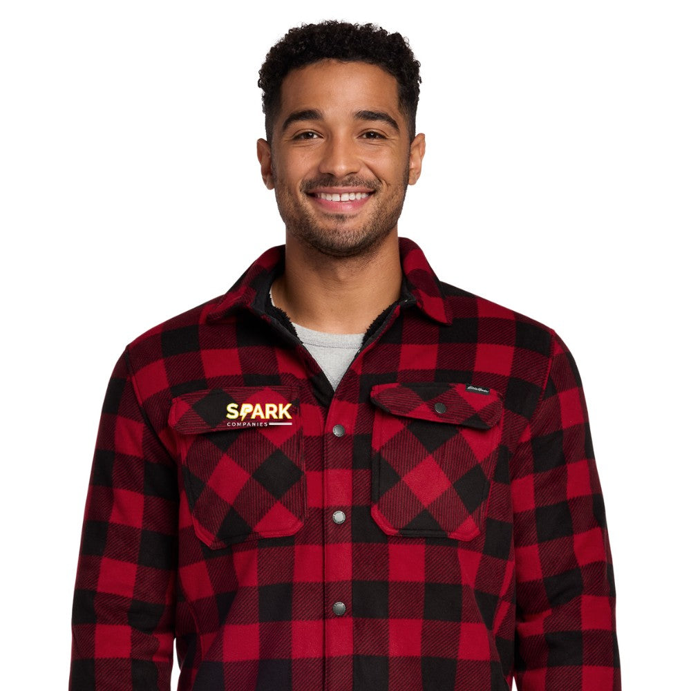 Spark Companies Eddie Bauer Woodland Shirt Jac - Radish/ Black