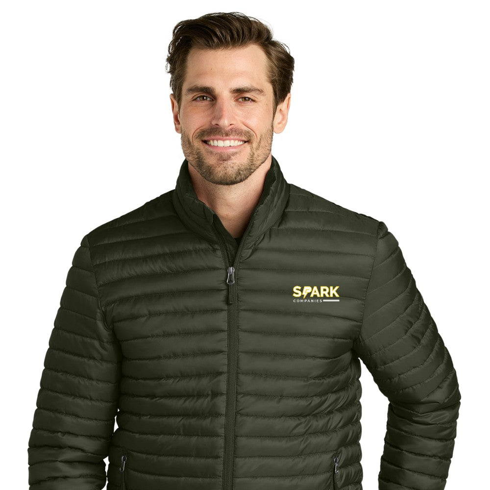 Spark Companies Eddie Bauer Packable Quilted Full-Zip - Olive Green