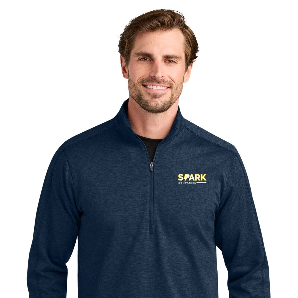 Spark Companies Eddie Bauer Adventurer 1/4-Zip - River Blue Navy Heather