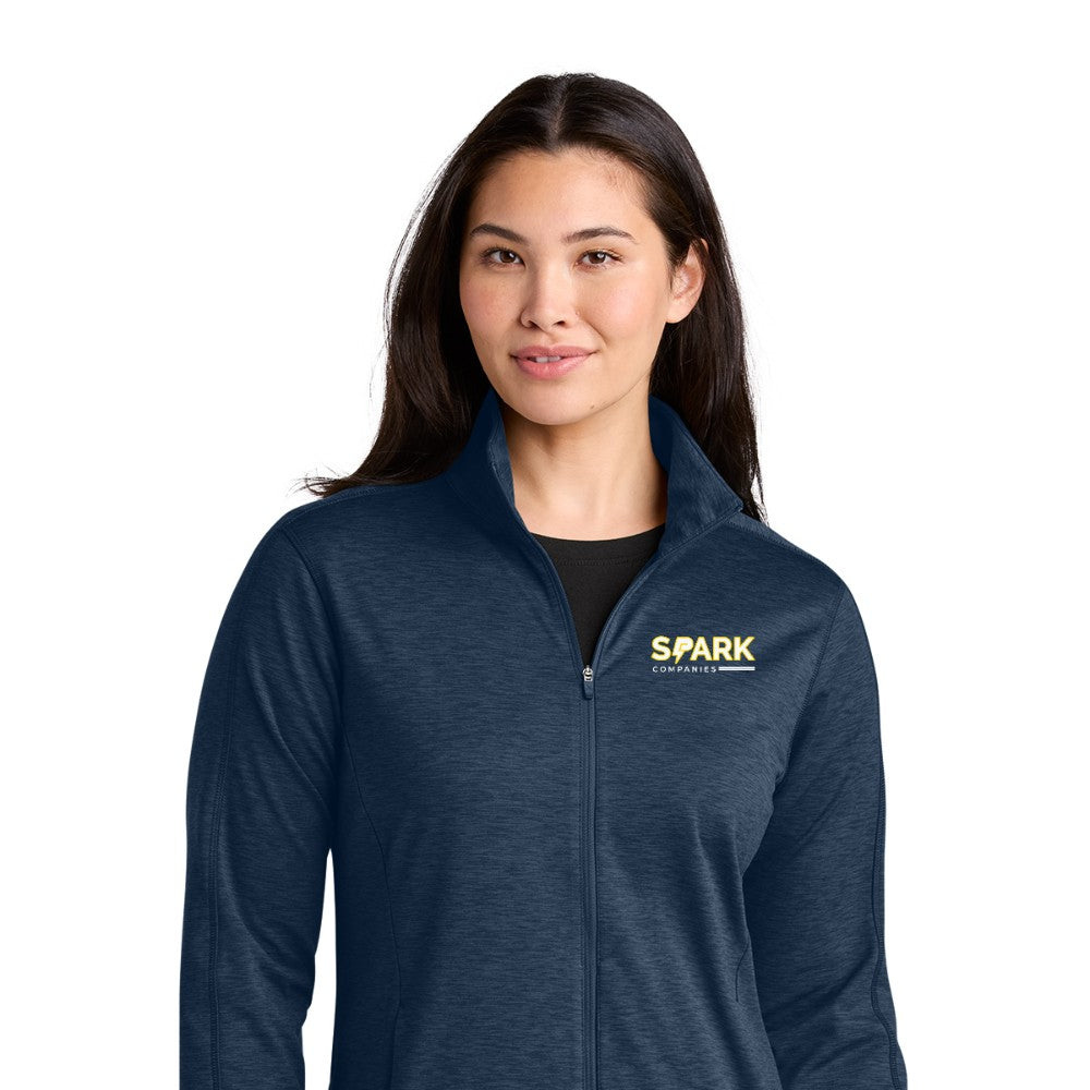 Spark Companies Eddie Bauer Women's Adventurer Full-Zip - River Blue Navy Heather