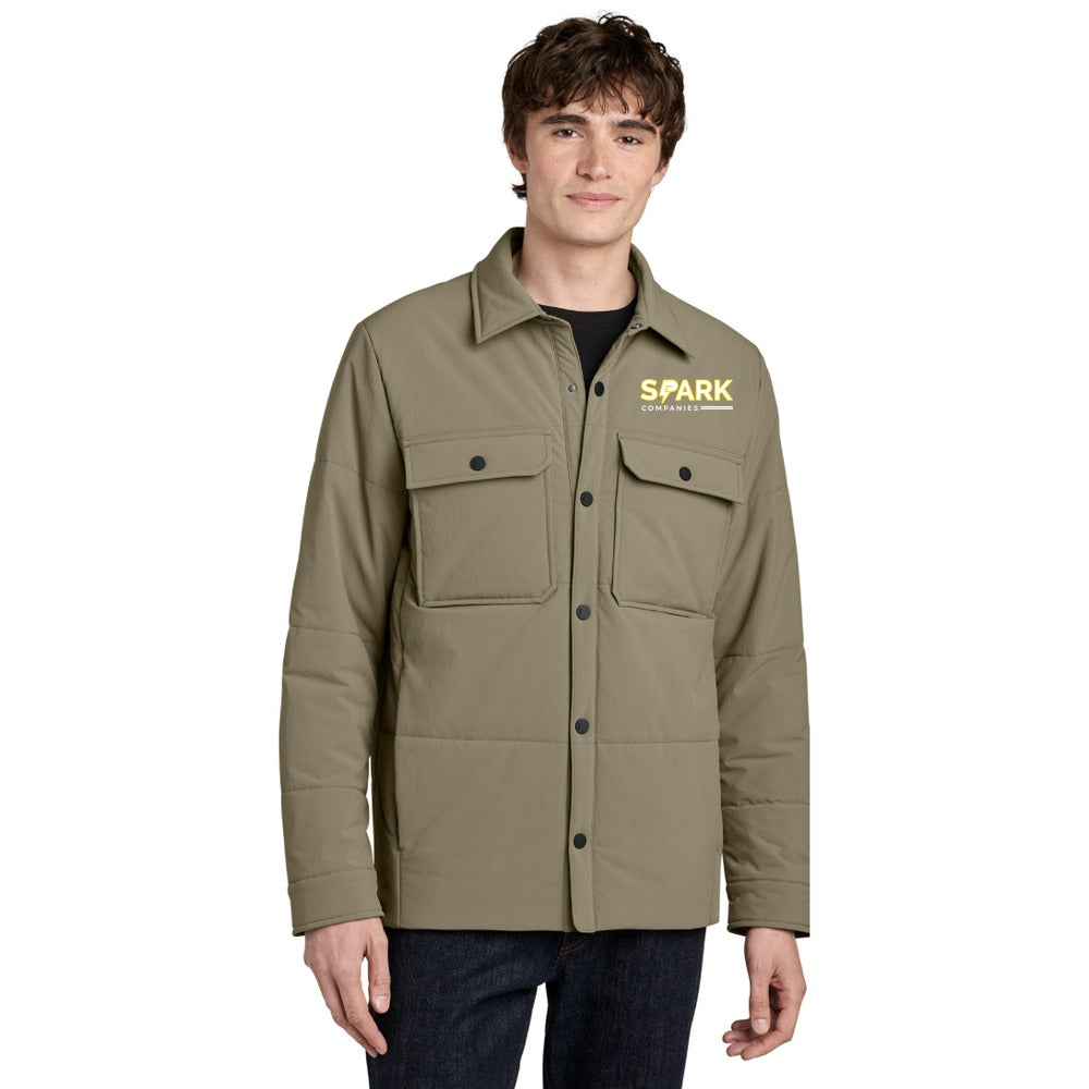 Spark Companies MiiR Sashiko Stretch Puffy Shacket