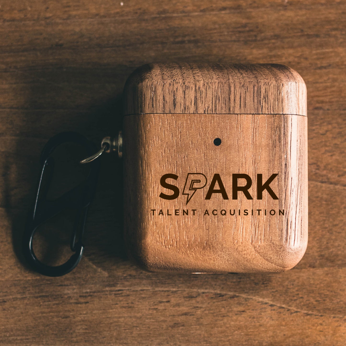 Spark Talent Acquisition AirPods Case - Walnut