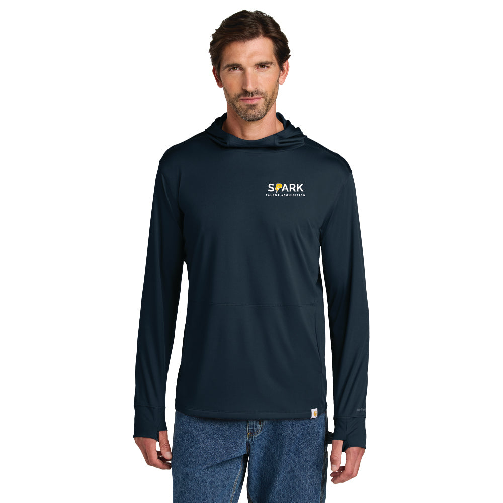 Spark Talent Acquisition Carhartt Force® Sun Defender™ Long Sleeve Hooded T-Shirt