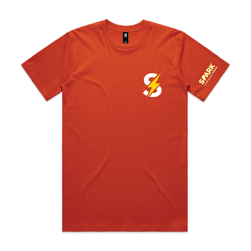 [Christmas Shop] Spark Symbol Left Chest + Spark Companies Premium Short Sleeve Tee