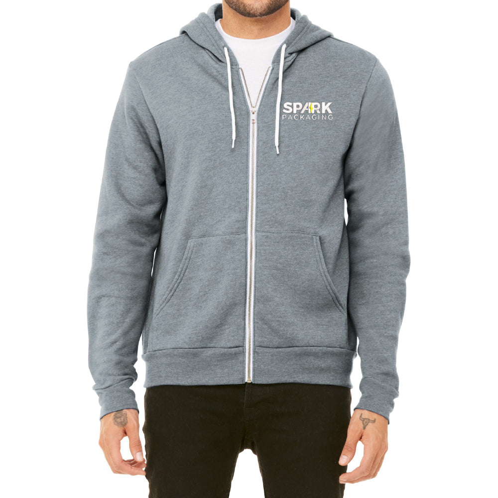 Spark Packaging Full-Zip Airlume Cotton/Poly Fleece