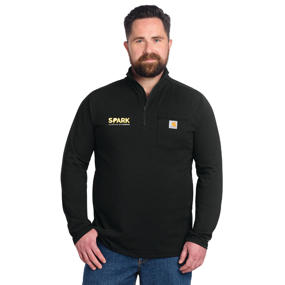 Spark Companies Carhartt Force® 1/4-Zip Long Sleeve T-Shirt