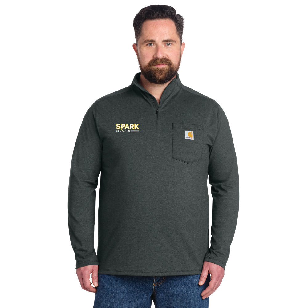 Spark Companies Carhartt Force® 1/4-Zip Long Sleeve T-Shirt