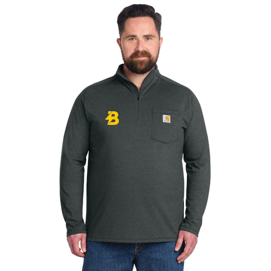 Bolt Creative Strategies Carhartt Force® 1/4-Zip Long Sleeve T-Shirt