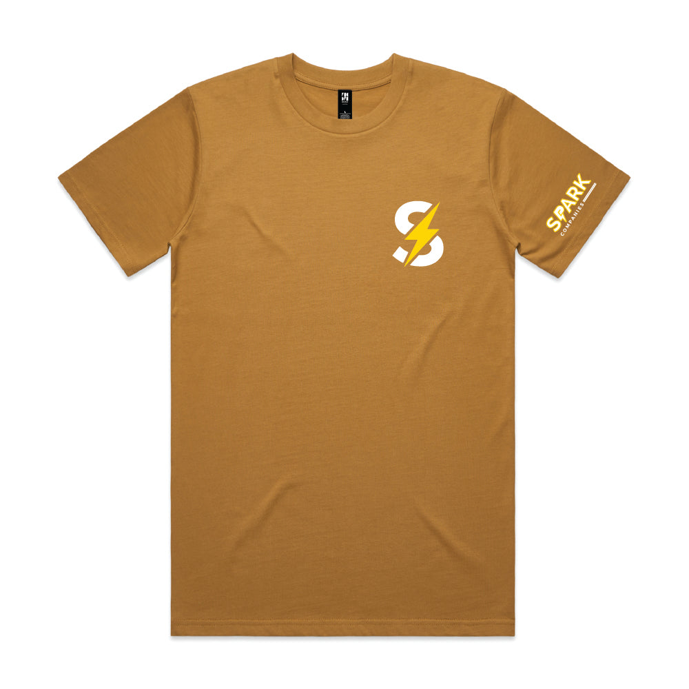 [Christmas Shop] Spark Symbol Left Chest + Spark Companies Premium Short Sleeve Tee