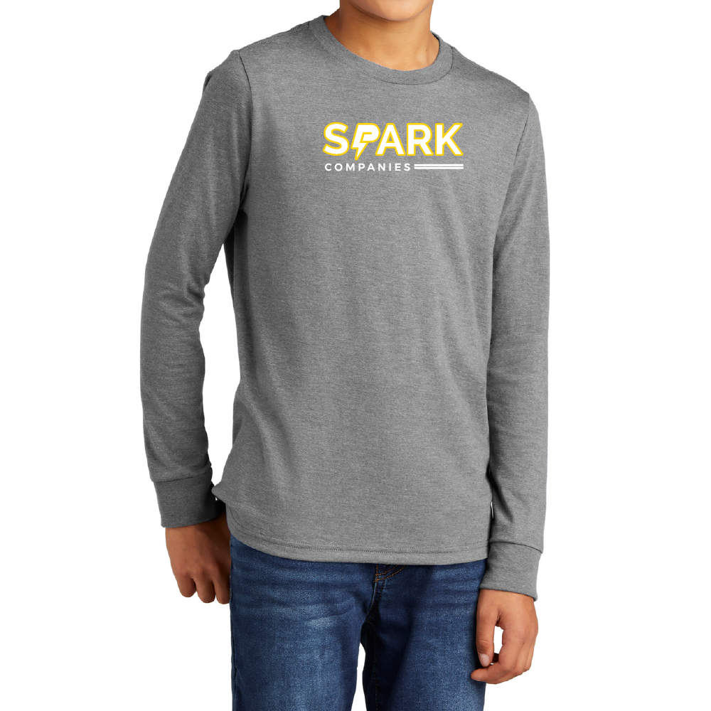 Spark Companies District® Youth Perfect Tri® Long Sleeve Tee