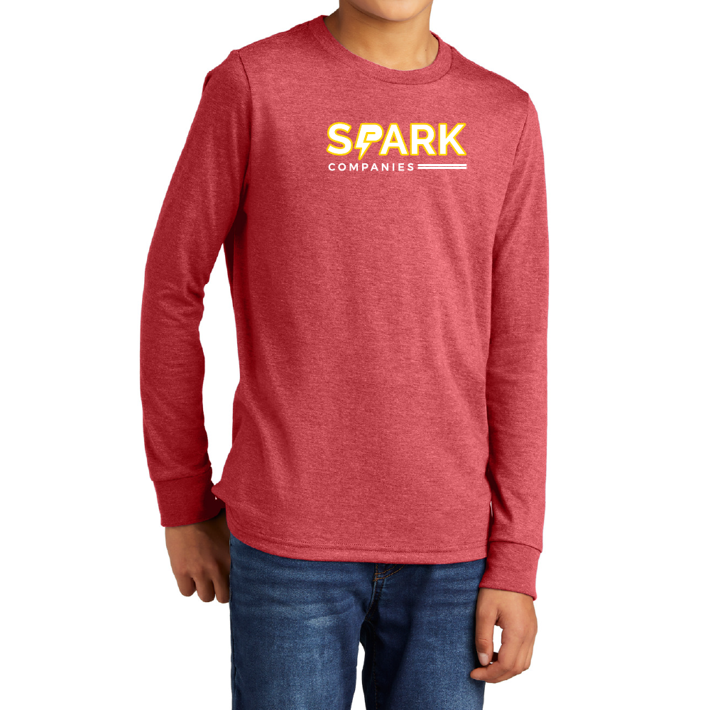 Spark Companies District® Youth Perfect Tri® Long Sleeve Tee