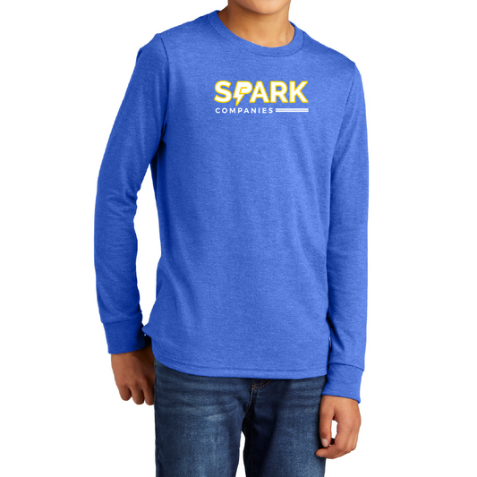 Spark Companies District® Youth Perfect Tri® Long Sleeve Tee