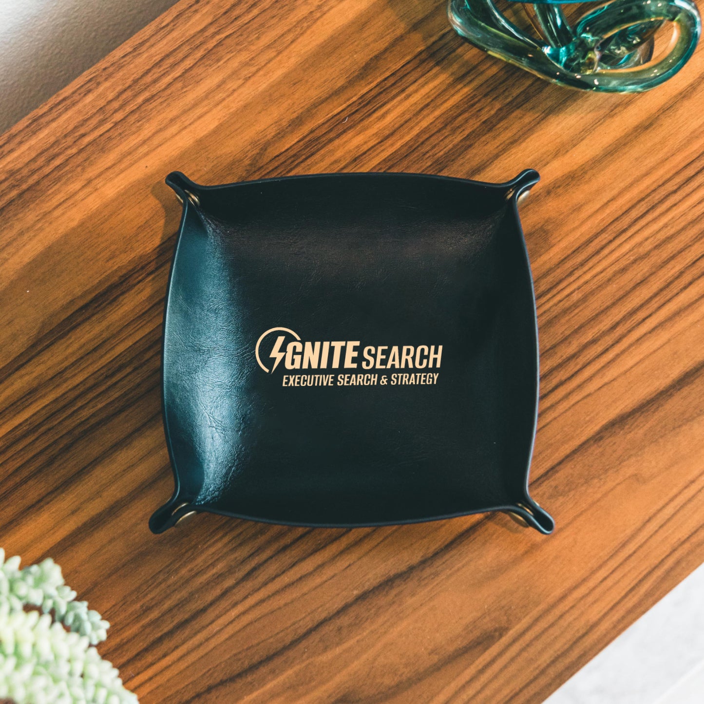 Ignite Search Vegan Leather Catchall Tray