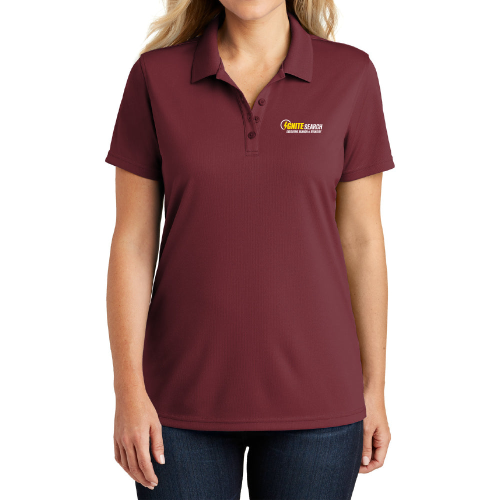 Ignite Search Ladies Essential Micro-Mesh Polo