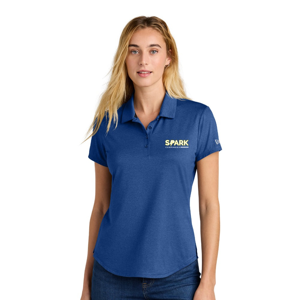 Spark Companies New Era Women's Power Polo - Royal Heather