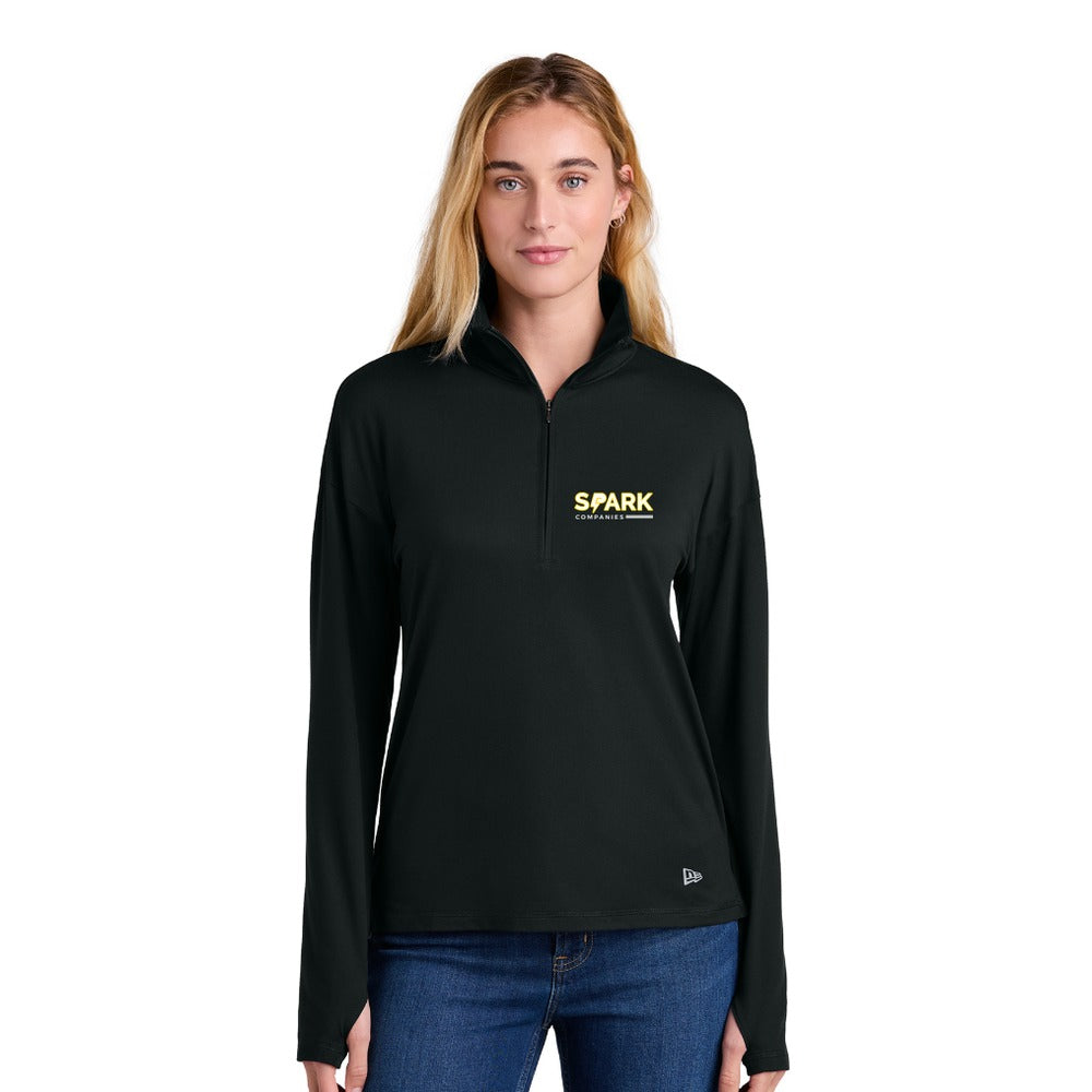 Spark Companies New Era Women's Power 1/2-Zip - Black